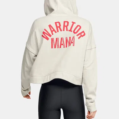 Under Armour (wmns)  X Project Rock Terry Hoodie 'white Pink'