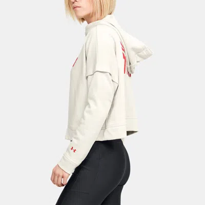 Under Armour (wmns)  X Project Rock Terry Hoodie 'white Pink'