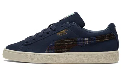 Puma Unisex Suede Classic Flannel Sneakers Blue