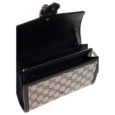 Gucci Dionysus Gg Chain Wallet In Neutral