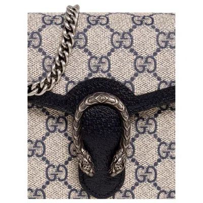 Gucci Dionysus Gg Chain Wallet In Neutral