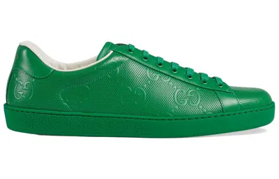 Gucci Ace Series G Printing Sports Shoe 'green'