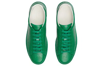 Gucci Ace Series G Printing Sports Shoe 'green'