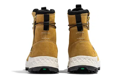 Timberland Brooklyn Side Zip Boot 'wheat Nubuck With Camo' In Brown