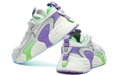 Fila Swarm Low Swirl Sneakers Purple/white/grey In White