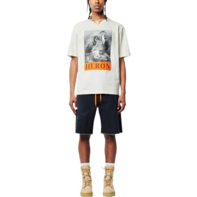 Heron Preston Fw22 Nf Heron Bw T-shir 'white Black' In Neutral
