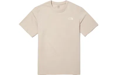 The North Face Ss22 Cotton Basic T-shirt 'beige' In Neutral