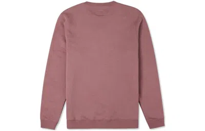 Converse Go-to Embroidered Star Chevron Brushed Back Fleece Crew Sweatshirt 'maroon' In Purple