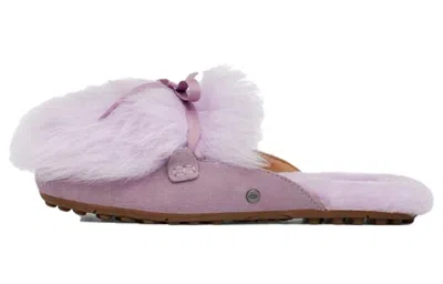 Ugg (wmns)  Shaine Fluff Lightweight Cozy Flat Plush Slipper Pink Purple
