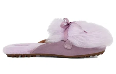 Ugg (wmns)  Shaine Fluff Lightweight Cozy Flat Plush Slipper Pink Purple