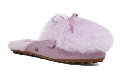 Ugg (wmns)  Shaine Fluff Lightweight Cozy Flat Plush Slipper Pink Purple