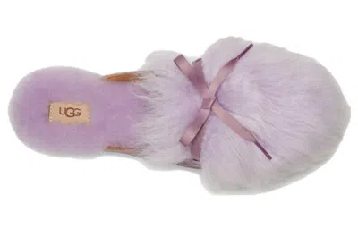 Ugg (wmns)  Shaine Fluff Lightweight Cozy Flat Plush Slipper Pink Purple