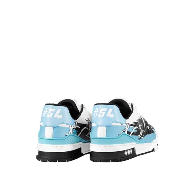 Louis Vuitton Lv Trainers 'white Black Blue'