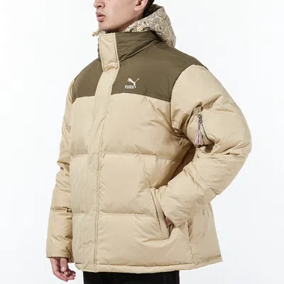 Puma Classics Padded Jacket 'tan' In Neutral