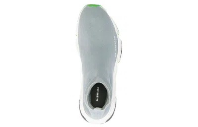 Balenciaga Speed 1.0 Sneakers 'grey Green' In Gray