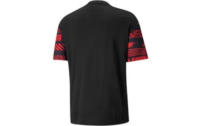Puma Acm Ftblheritage Jersey Logo T-shirt 'black'