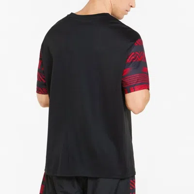 Puma Acm Ftblheritage Jersey Logo T-shirt 'black'