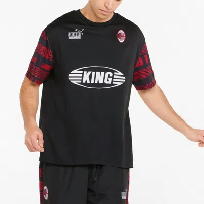 Puma Acm Ftblheritage Jersey Logo T-shirt 'black'