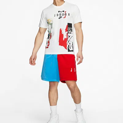 Air Jordan Sport Dna Ss20 Printed Short Sleeve Tee Men White