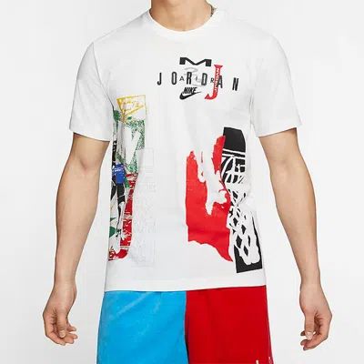 Air Jordan Sport Dna Ss20 Printed Short Sleeve Tee Men White