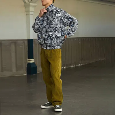 Vans Ss22 Grid Full Print Jacket Couple Style Black
