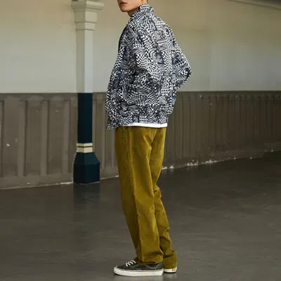 Vans Ss22 Grid Full Print Jacket Couple Style Black