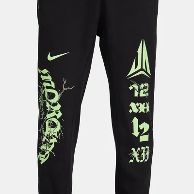 Nike Ja Standard Issue Dri-fit Pants 'black Lime'