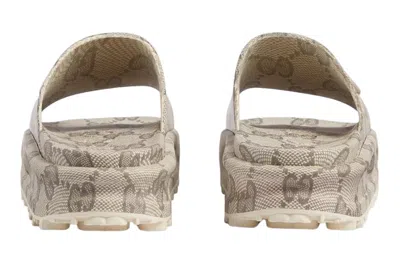 Gucci Canvas Interlocking G Slides