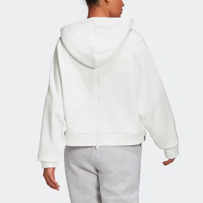Adidas Originals (wmns) Adidas Contrasting Colors Logo Sports Pullover Hoodie Asia Edition White