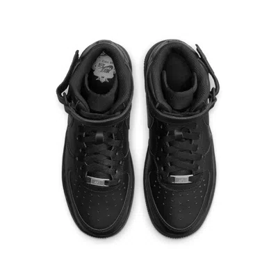 Nike (gs)  Air Force 1 Mid Le 'triple Black'