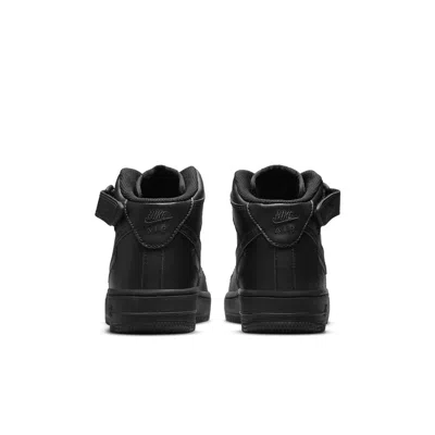 Nike (gs)  Air Force 1 Mid Le 'triple Black'