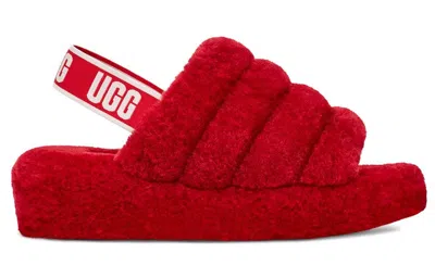 Ugg (wmns)  Fluff Yeah Slide 'ribbon Red'