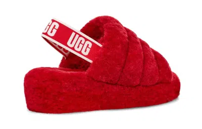 Ugg (wmns)  Fluff Yeah Slide 'ribbon Red'