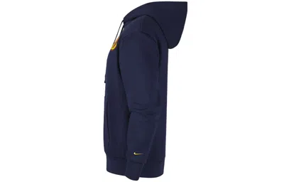 Nike Nba Golden State Warriors Athleisure Casual Sports Printing Logo Navy Blue Dark Blue