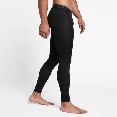 Nike Pro Sports Running Training Slim Fit Gym Pants Black