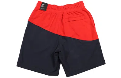 Nike Sportswear Swoosh Small Sports Shorts Blue Red