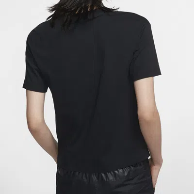 Nike (wmns)  Casual Sports Training Round Neck Short Sleeve Black T-shirt