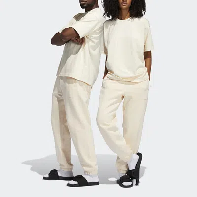 Adidas Originals Unisex Loose Sweatpants Ivory In White