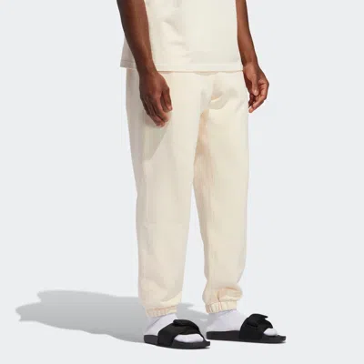 Adidas Originals Unisex Loose Sweatpants Ivory In White