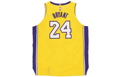 Nike Icon Edition Authentic Nba Jersey Sports Basketball Jersey/vest Au Player Edition Lakers Kobe 2 In Yellow