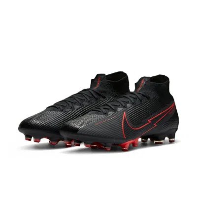 Nike Mercurial Superfly 7 Elite Ag Pro 'black Chile Red'