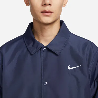 Nike Coach Jacket 'navy' In Blue