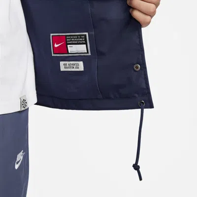 Nike Coach Jacket 'navy' In Blue