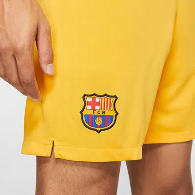 Nike 2019-2020 Barcelona Away Football Shorts 'yellow'