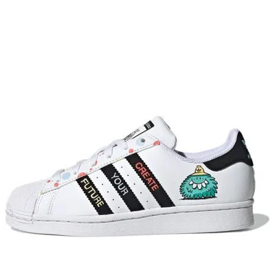 Adidas Originals (gs) Adidas Kevin Lyons X Superstar Big Kids 'create Your Future'