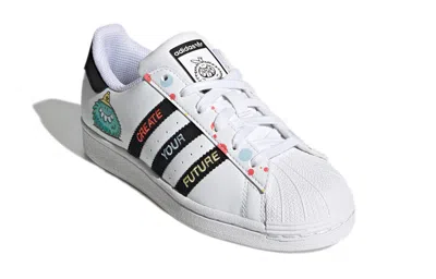 Adidas Originals (gs) Adidas Kevin Lyons X Superstar Big Kids 'create Your Future'