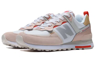 New Balance (wmns)  574 Shoes For Pink/orange In Multi