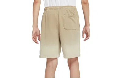 Nike Shorts Gradient Cotton Shorts 'brown Tan' In Multi