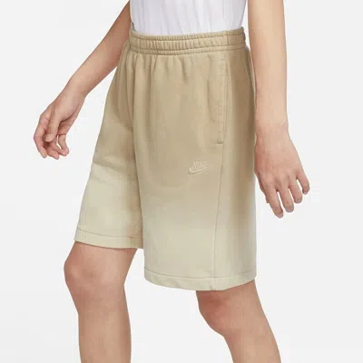 Nike Shorts Gradient Cotton Shorts 'brown Tan' In Multi