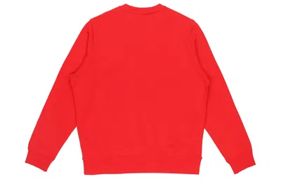 Nike Fleece Solid Color Fleece Lined Stay Warm Pullover Red